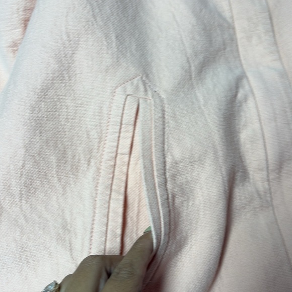 Zara Pink Trench Coat A-line Silhouette - Picture 6 of 9